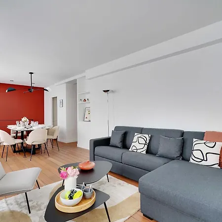 Chic - 2br 6p - Saint-ambroise Апартаменты Париж